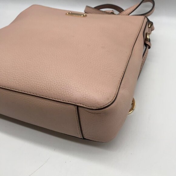 Michael Kors Pale Pink Pebbled Leather Crossbody Bag - Picture 6 of 10
